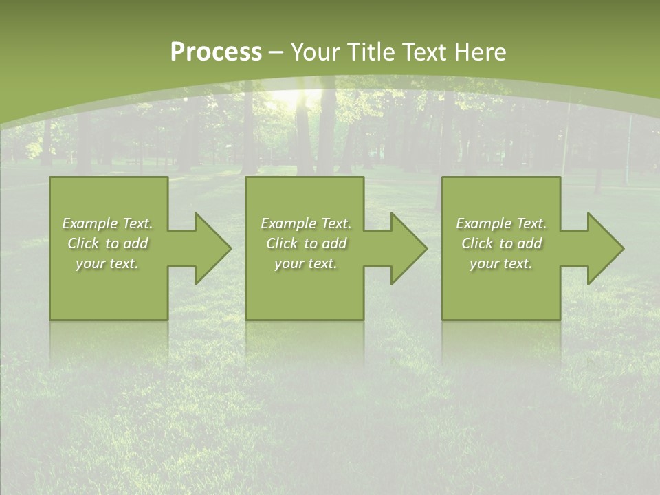 Beautiful Park Casting PowerPoint Template