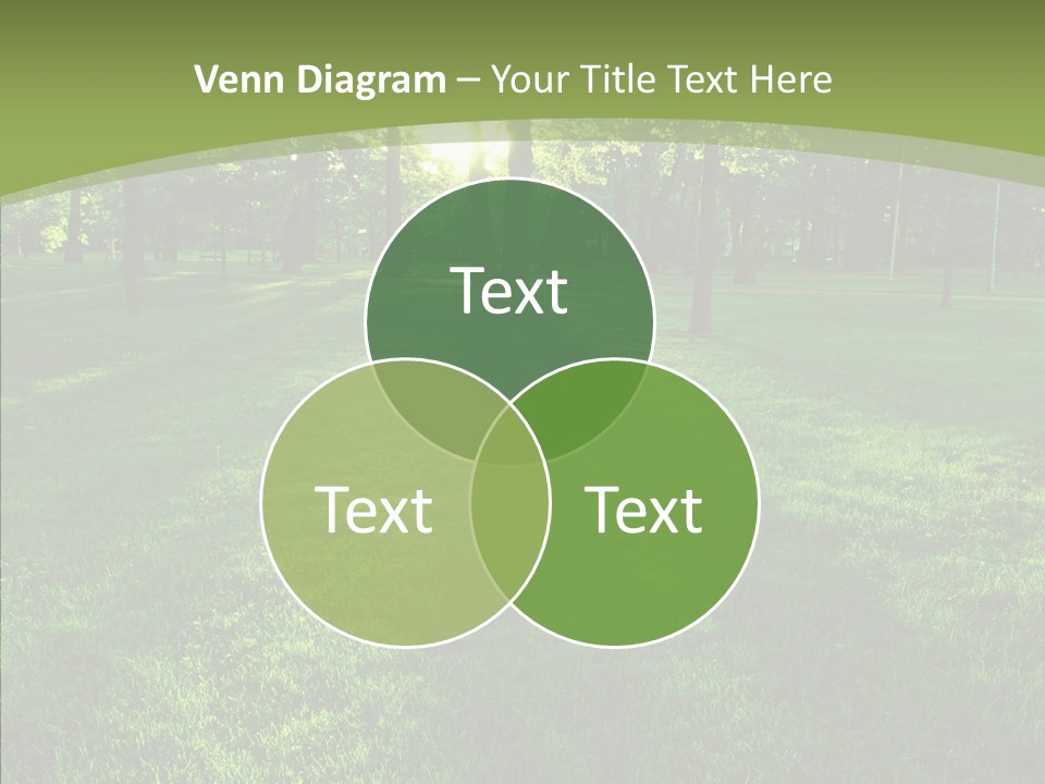 Beautiful Park Casting PowerPoint Template