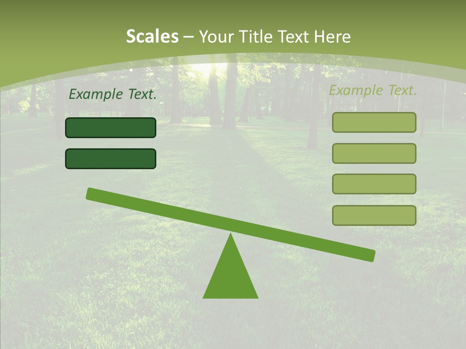 Beautiful Park Casting PowerPoint Template