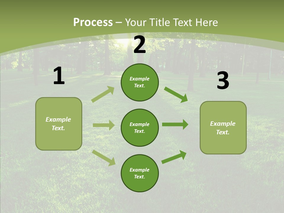 Beautiful Park Casting PowerPoint Template