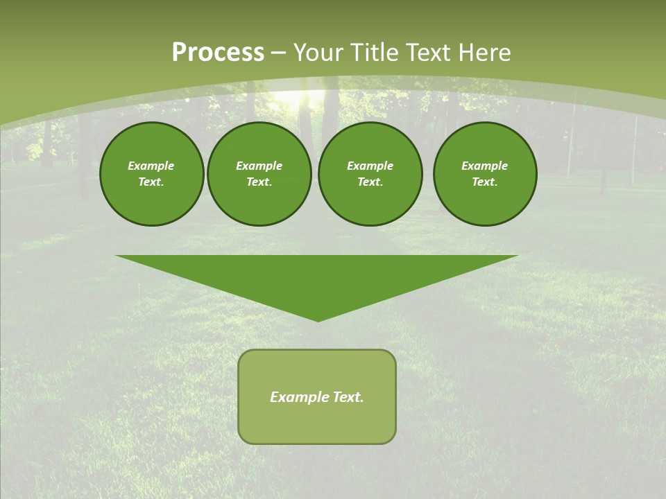 Beautiful Park Casting PowerPoint Template