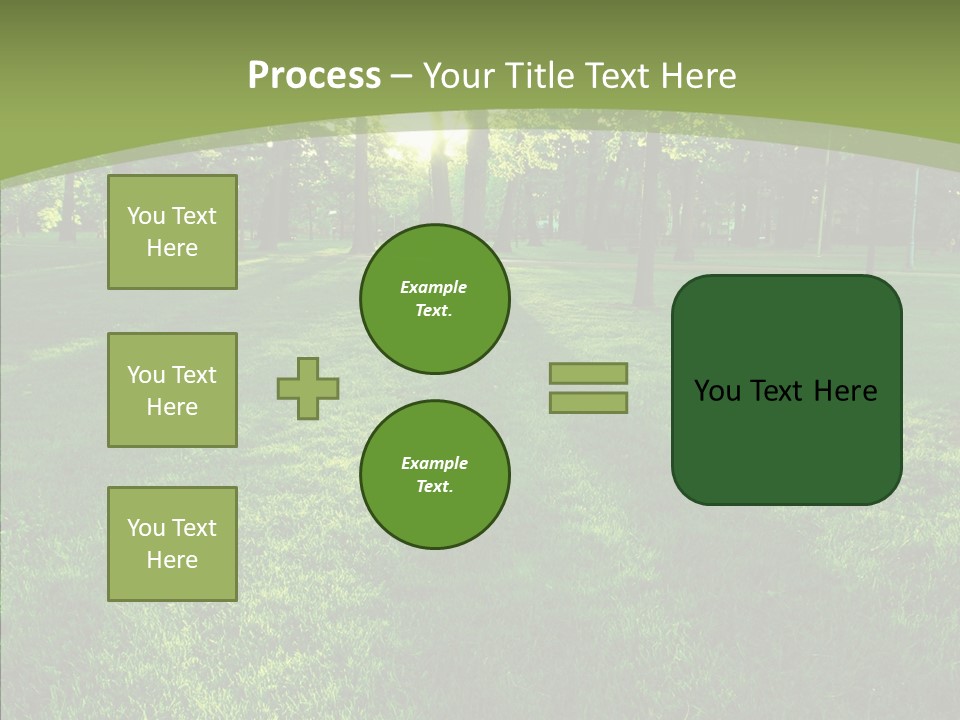 Beautiful Park Casting PowerPoint Template