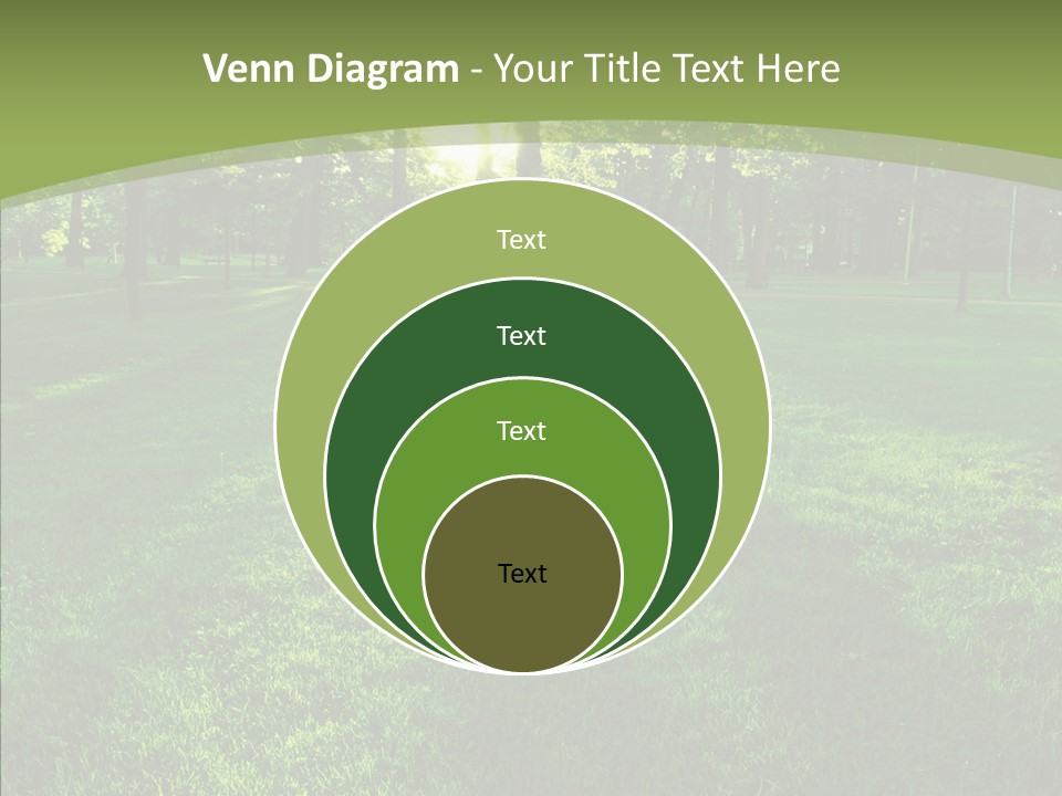 Beautiful Park Casting PowerPoint Template