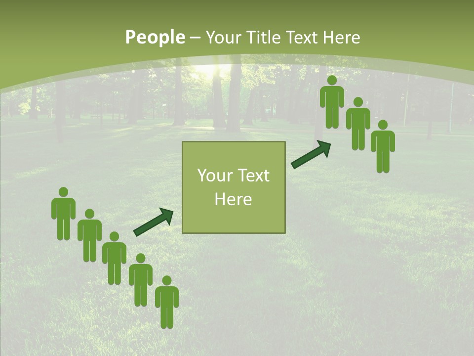 Beautiful Park Casting PowerPoint Template