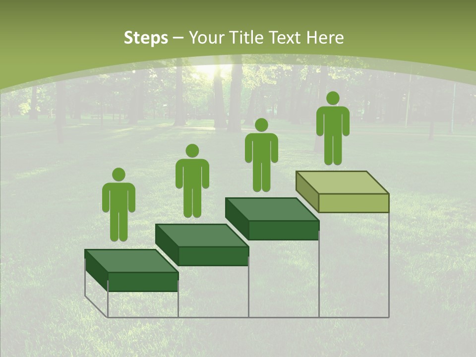 Beautiful Park Casting PowerPoint Template