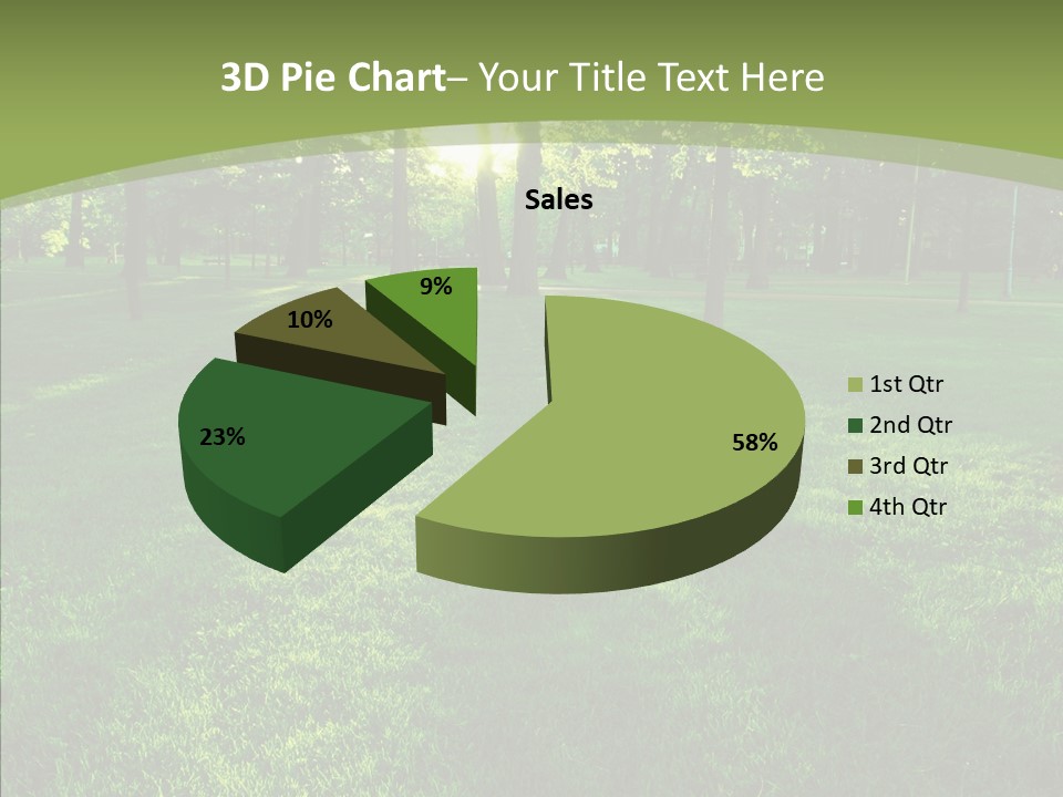Beautiful Park Casting PowerPoint Template