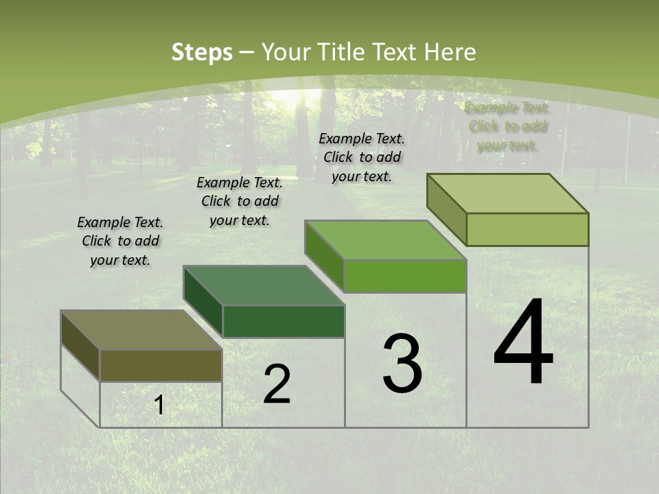 Beautiful Park Casting PowerPoint Template