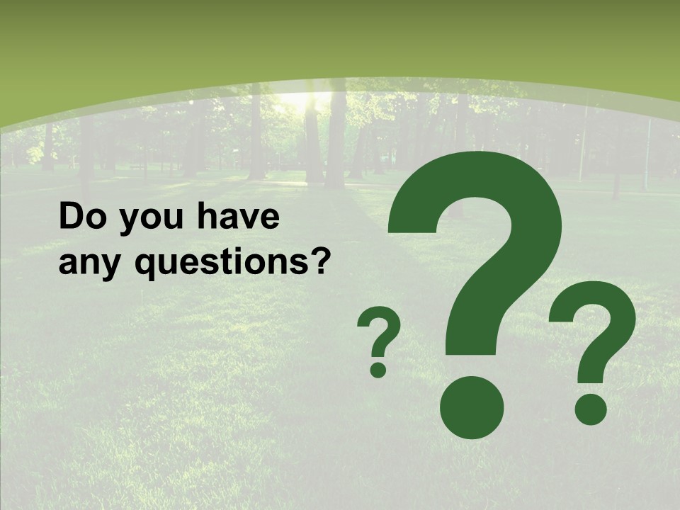 Beautiful Park Casting PowerPoint Template