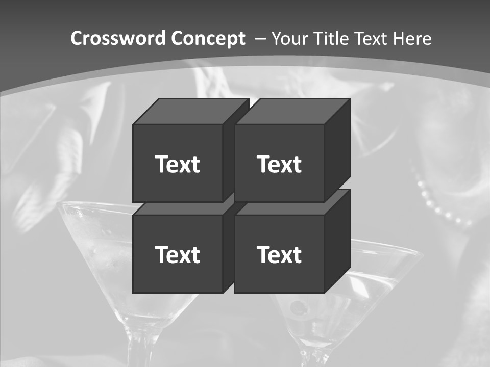 Winter Purple Knit PowerPoint Template