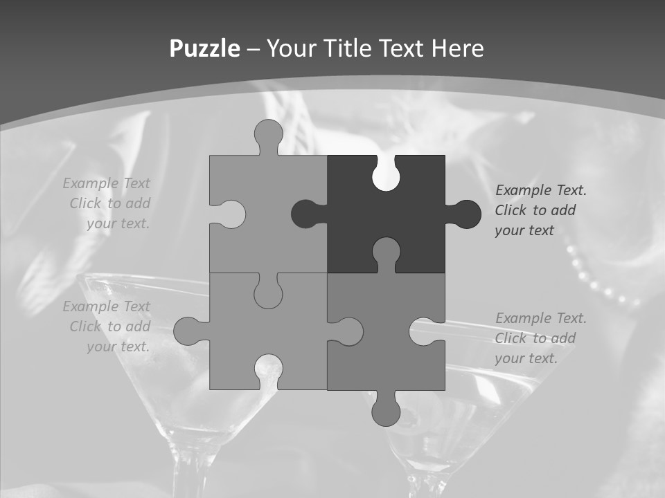 Winter Purple Knit PowerPoint Template