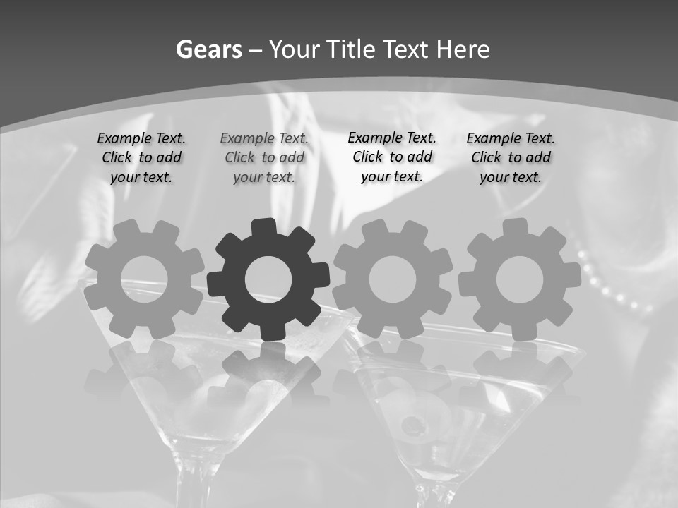 Winter Purple Knit PowerPoint Template