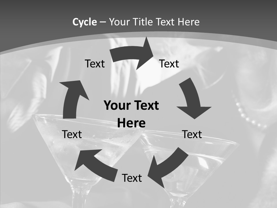 Winter Purple Knit PowerPoint Template