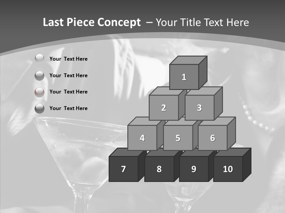 Winter Purple Knit PowerPoint Template