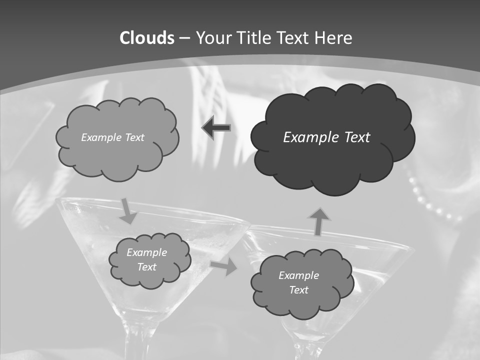 Winter Purple Knit PowerPoint Template