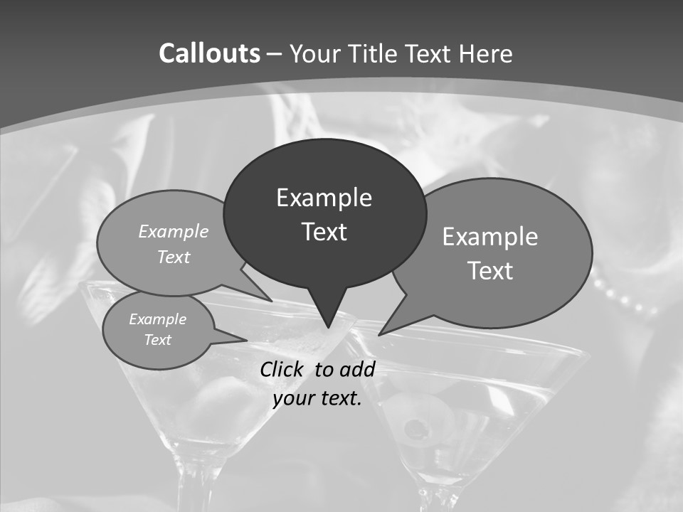 Winter Purple Knit PowerPoint Template