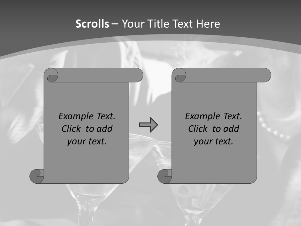 Winter Purple Knit PowerPoint Template
