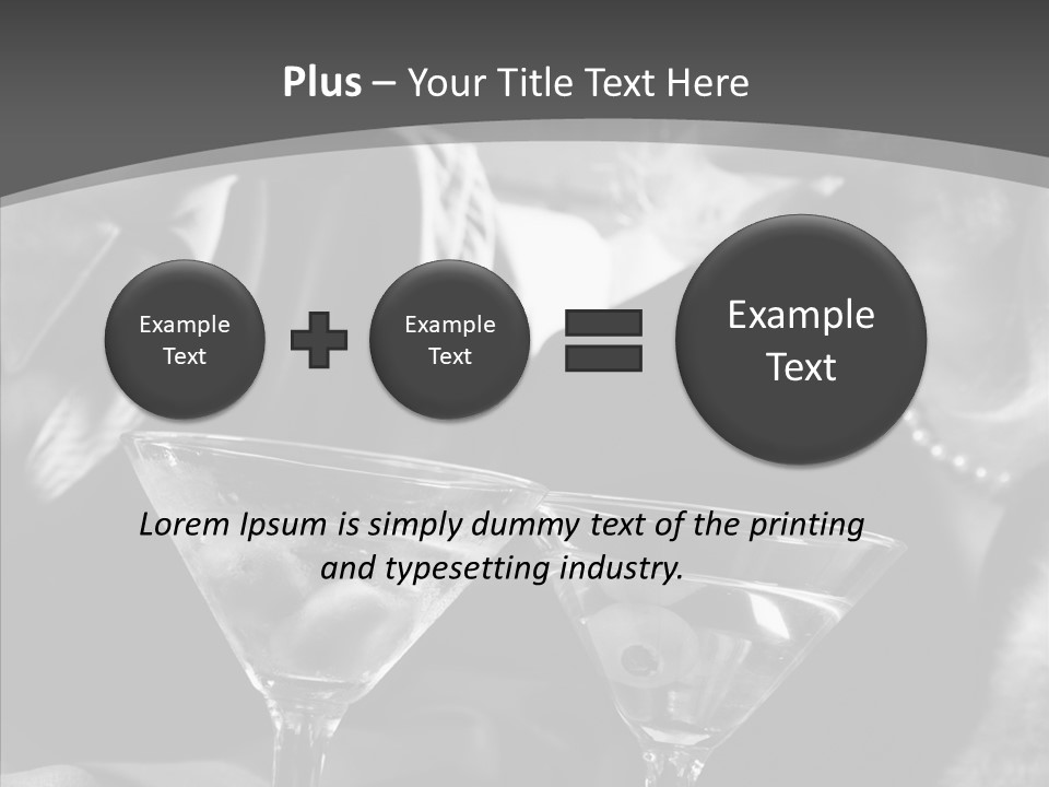 Winter Purple Knit PowerPoint Template