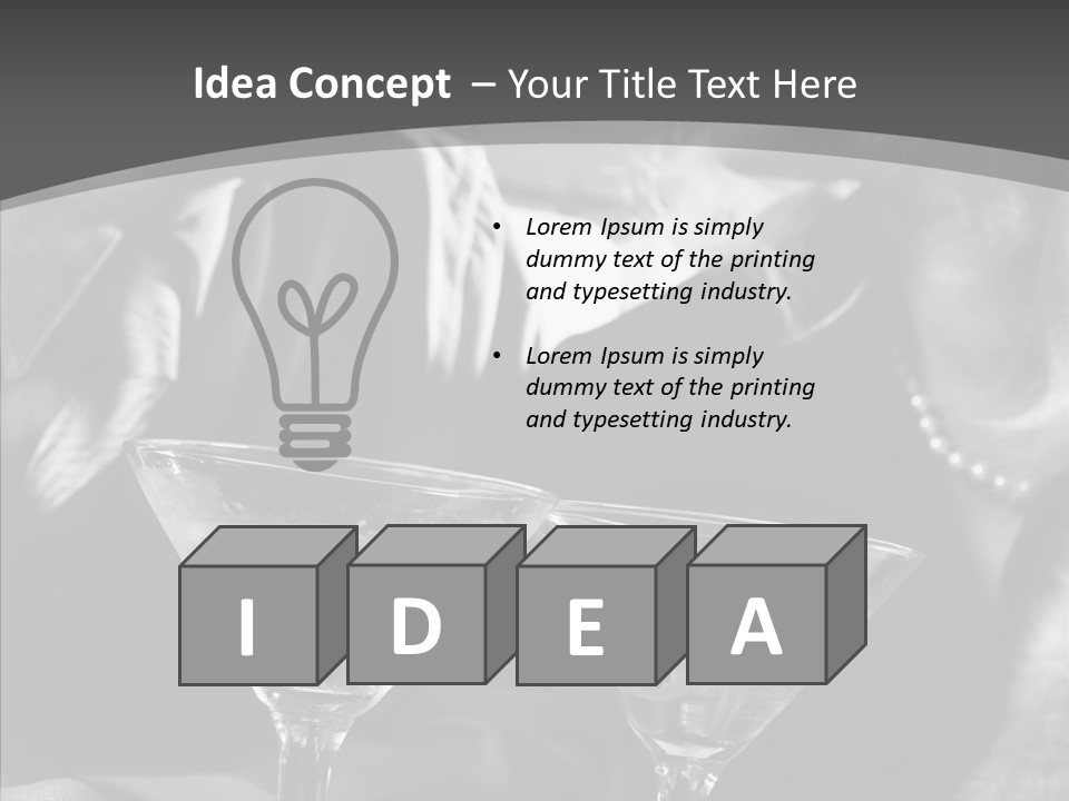 Winter Purple Knit PowerPoint Template