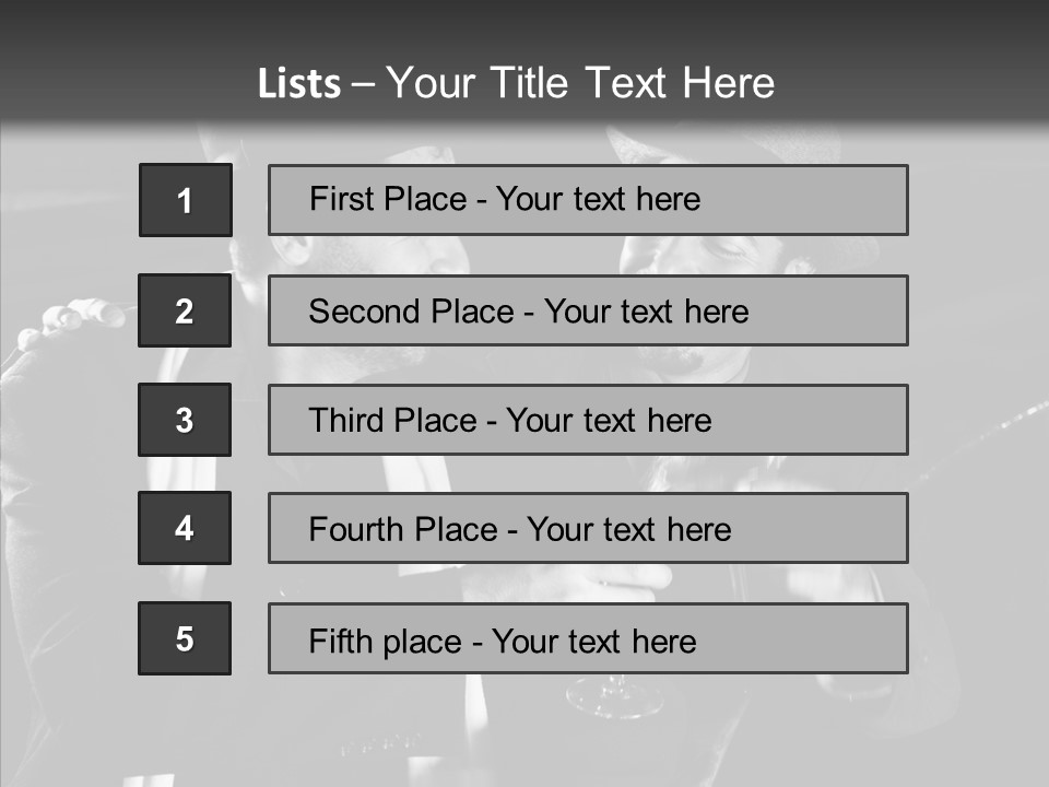 Li Ten Chair Writing PowerPoint Template