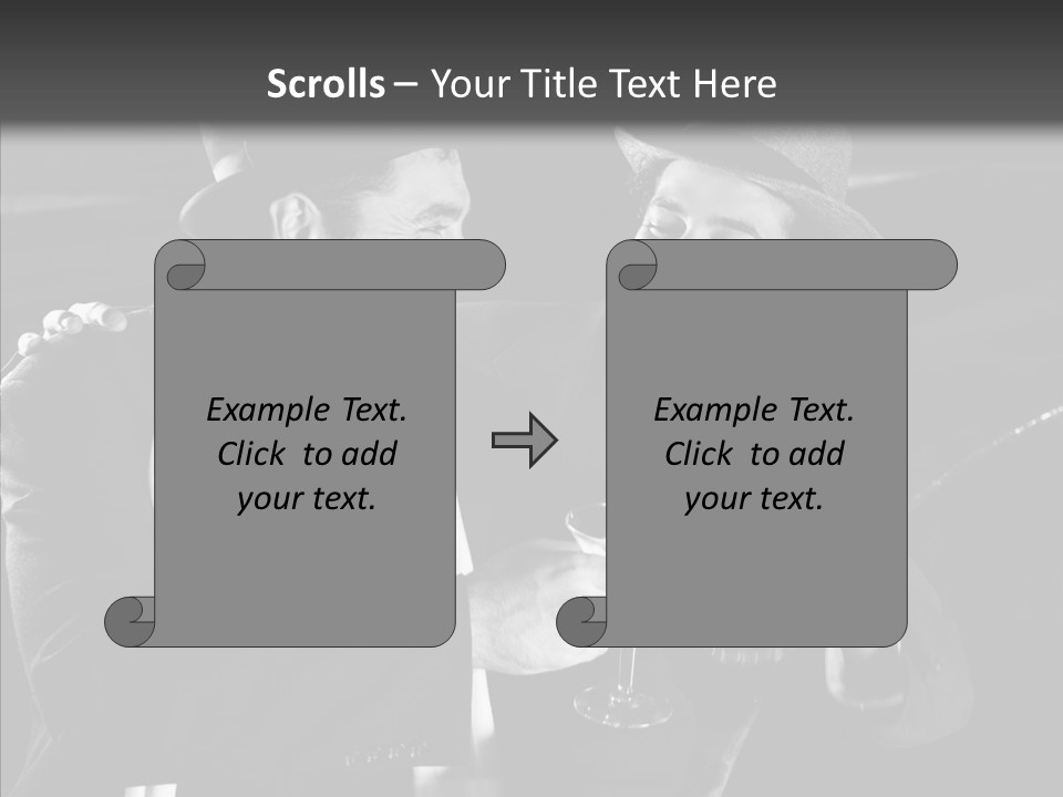 Li Ten Chair Writing PowerPoint Template