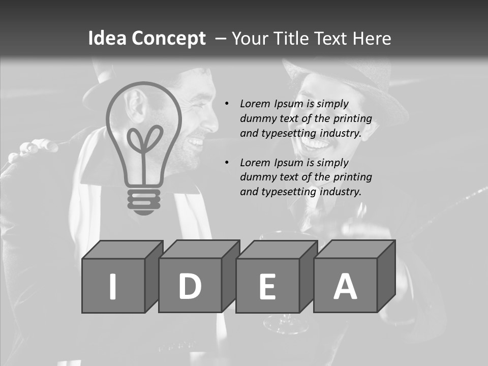 Li Ten Chair Writing PowerPoint Template