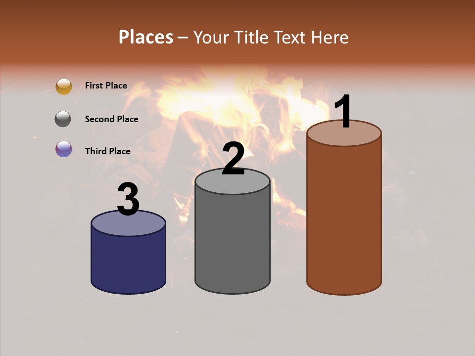 Heat Camp Pit PowerPoint Template