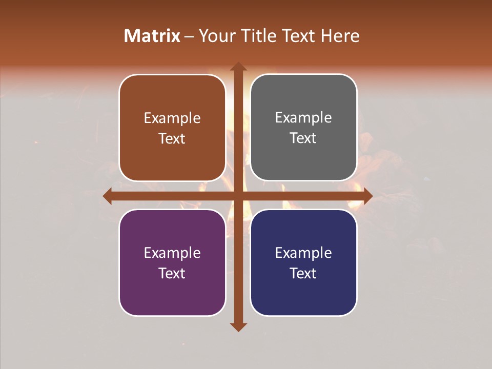 Heat Camp Pit PowerPoint Template