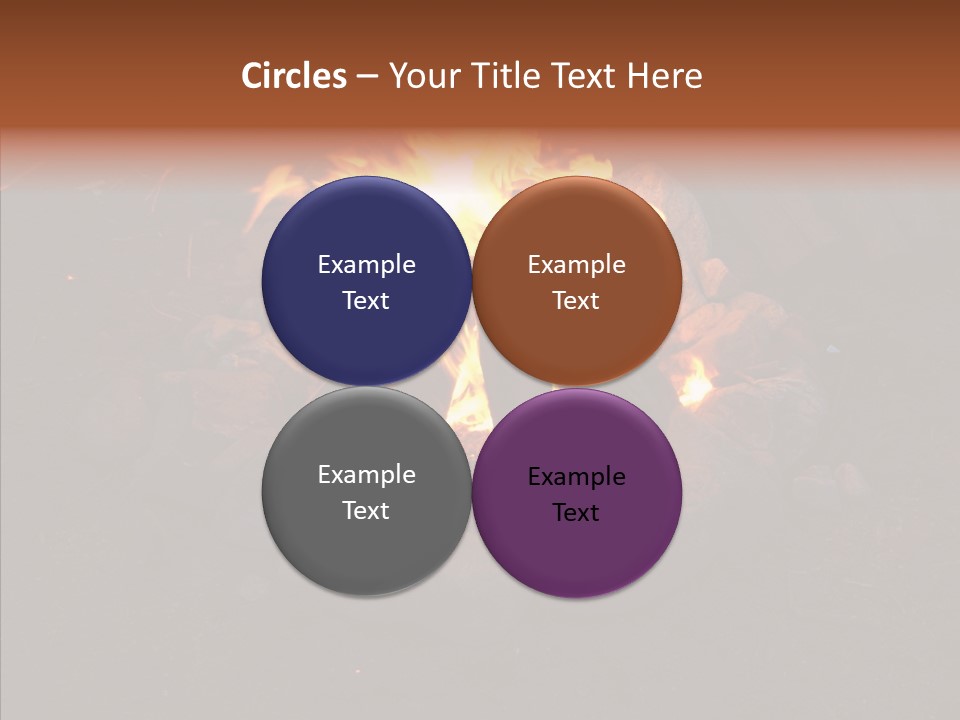 Heat Camp Pit PowerPoint Template