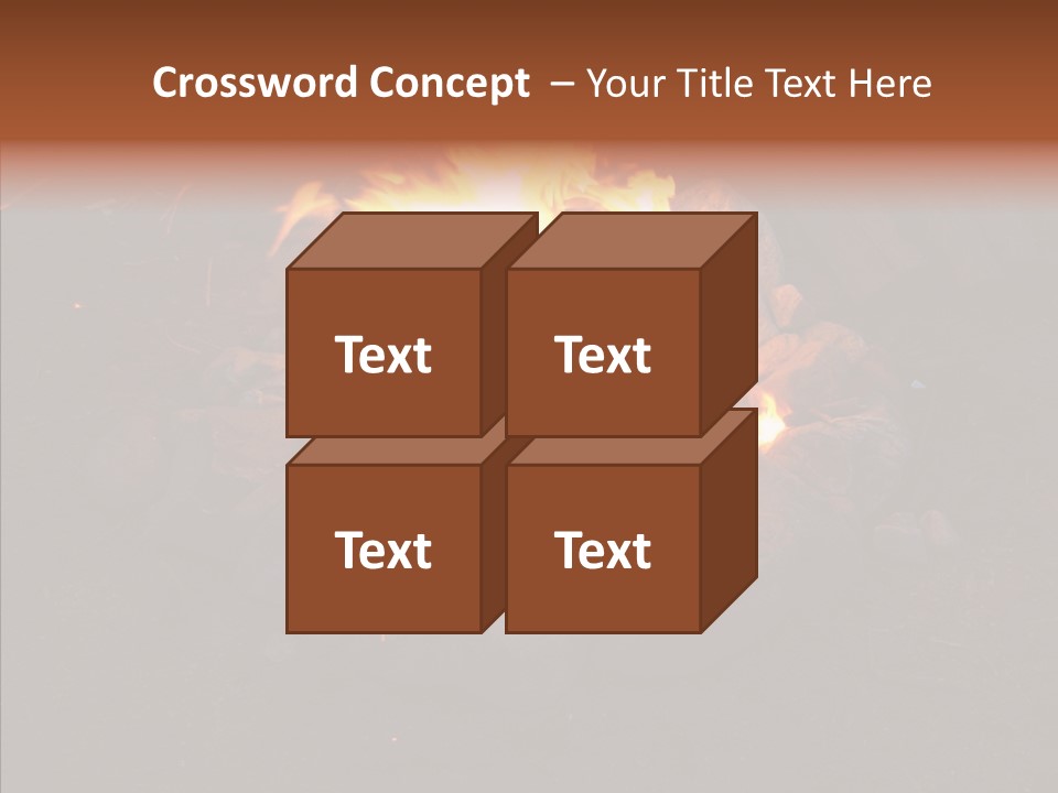 Heat Camp Pit PowerPoint Template