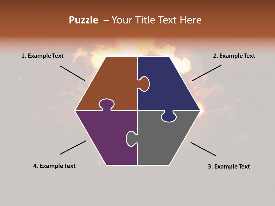 Heat Camp Pit PowerPoint Template