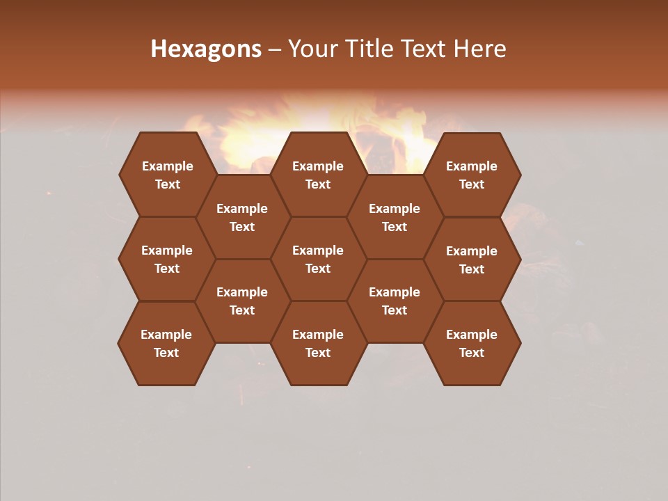 Heat Camp Pit PowerPoint Template