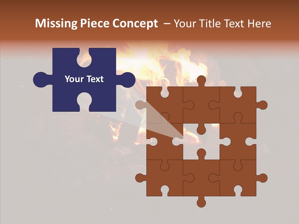 Heat Camp Pit PowerPoint Template