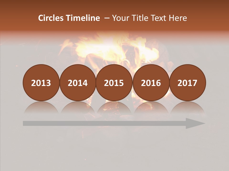 Heat Camp Pit PowerPoint Template