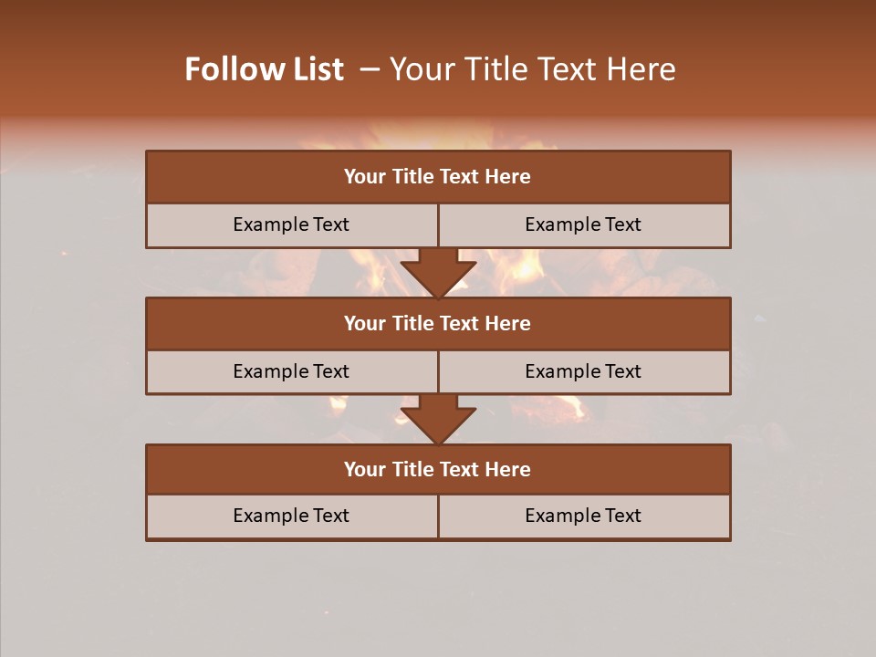 Heat Camp Pit PowerPoint Template