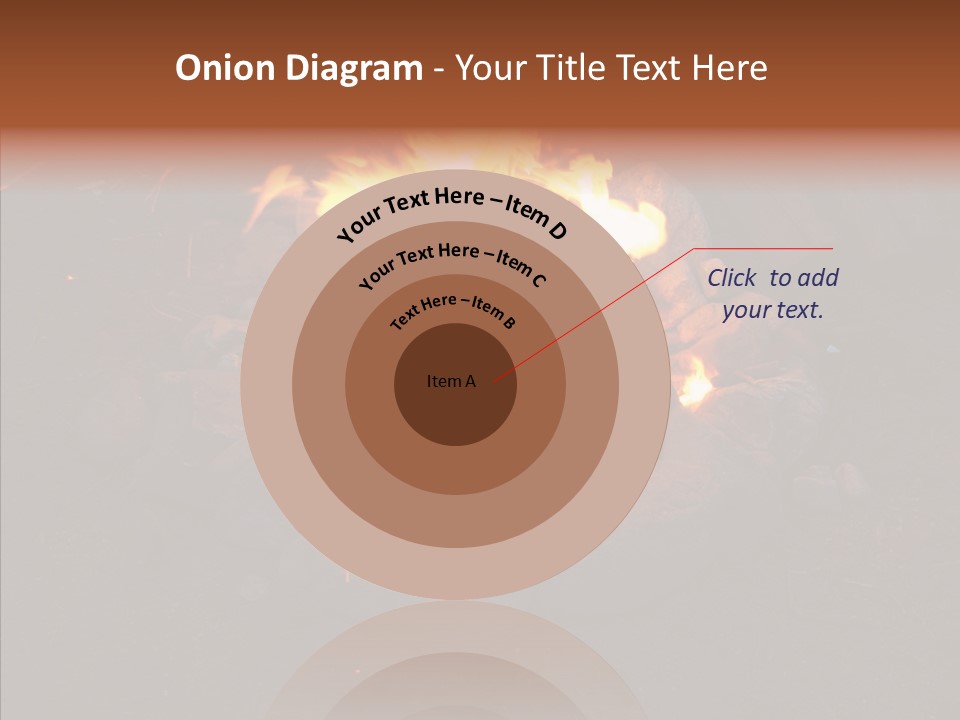 Heat Camp Pit PowerPoint Template