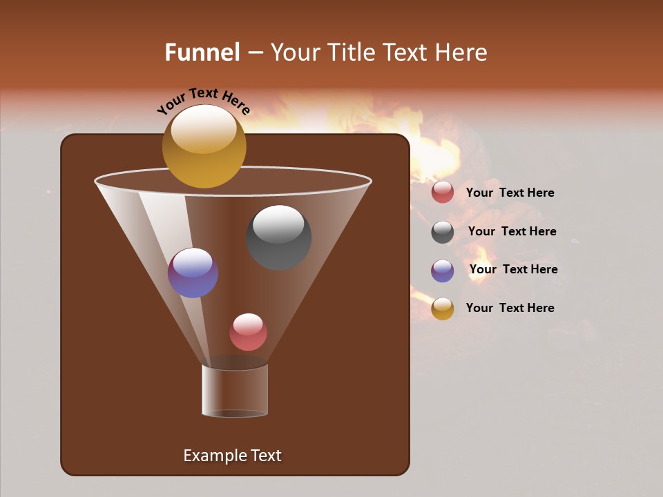 Heat Camp Pit PowerPoint Template