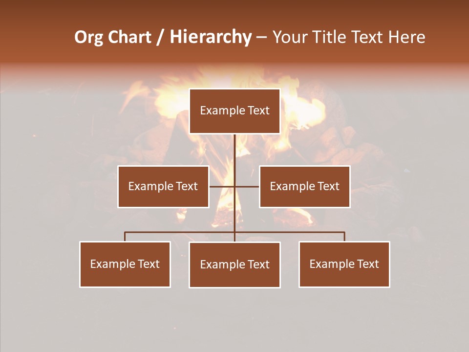 Heat Camp Pit PowerPoint Template