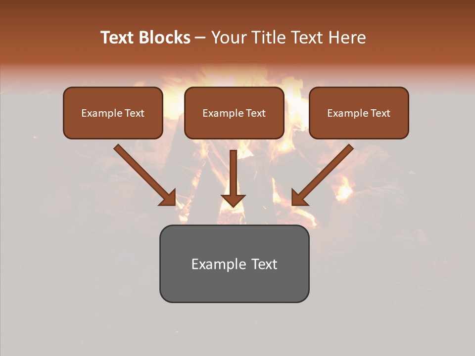 Heat Camp Pit PowerPoint Template