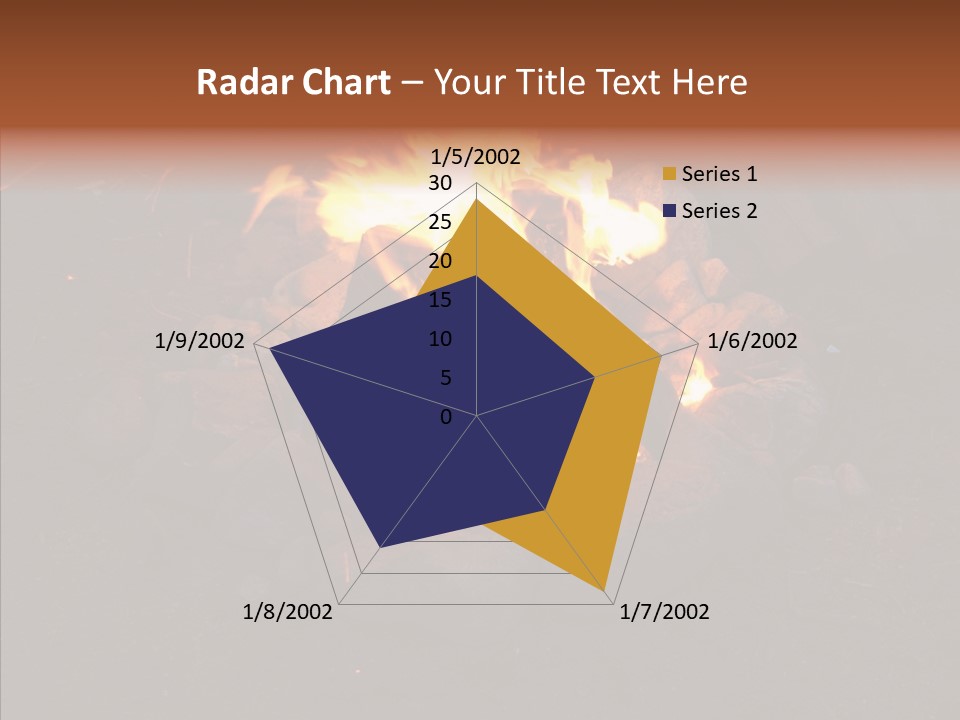 Heat Camp Pit PowerPoint Template
