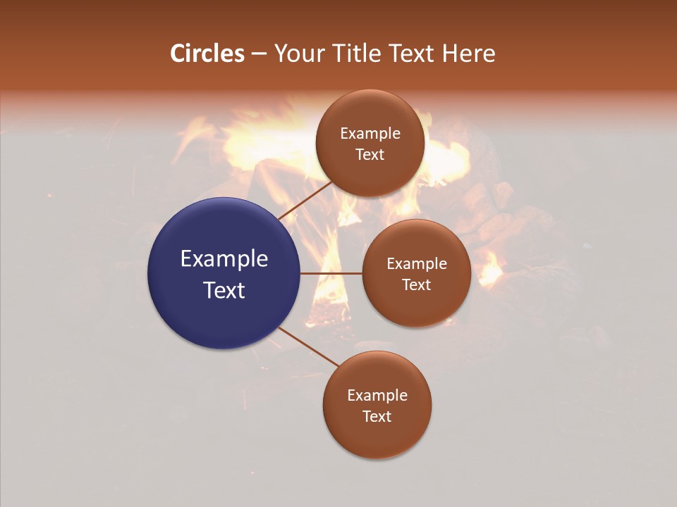 Heat Camp Pit PowerPoint Template