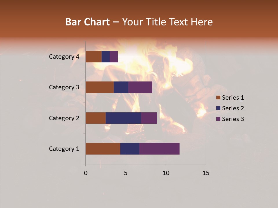 Heat Camp Pit PowerPoint Template