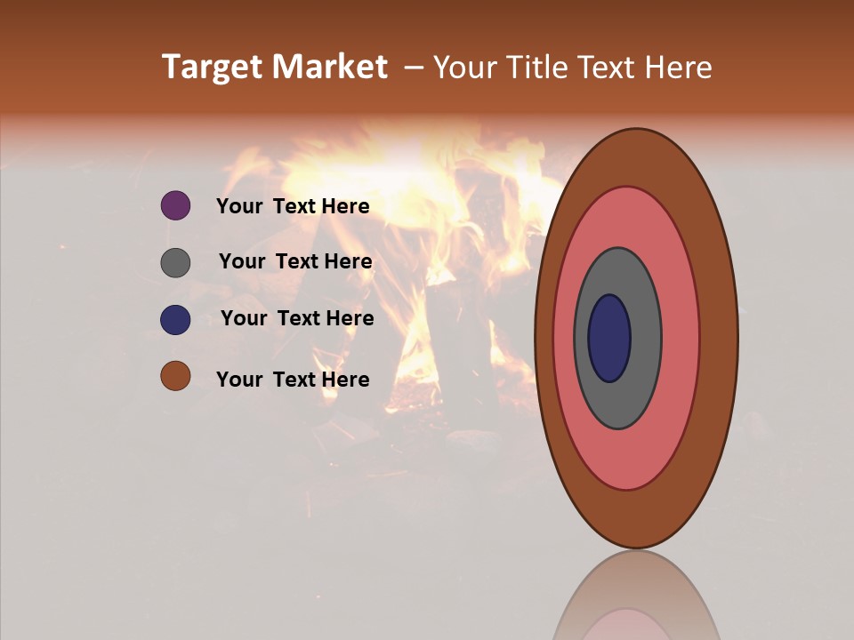 Heat Camp Pit PowerPoint Template