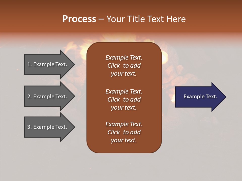 Heat Camp Pit PowerPoint Template