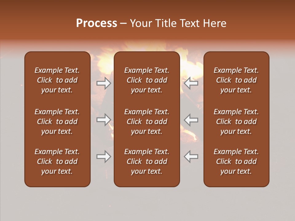 Heat Camp Pit PowerPoint Template