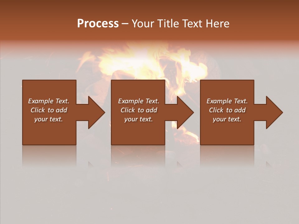 Heat Camp Pit PowerPoint Template