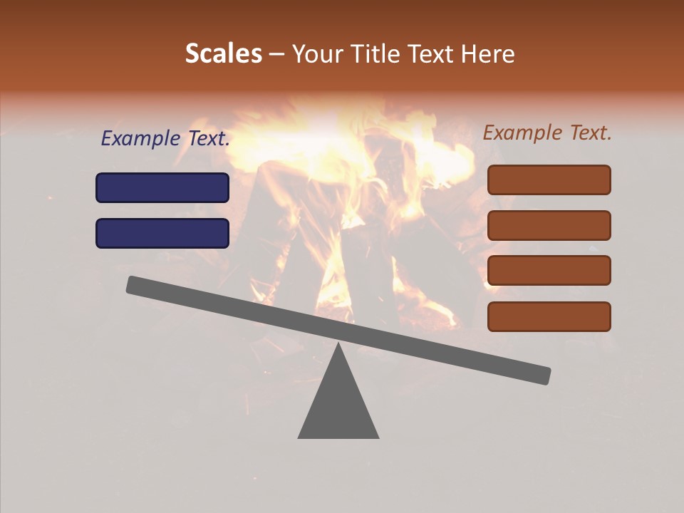 Heat Camp Pit PowerPoint Template