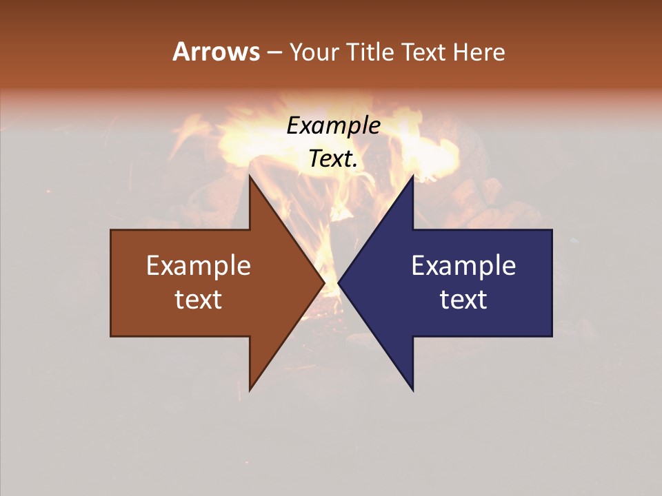 Heat Camp Pit PowerPoint Template