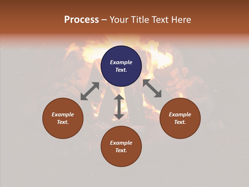 Heat Camp Pit PowerPoint Template