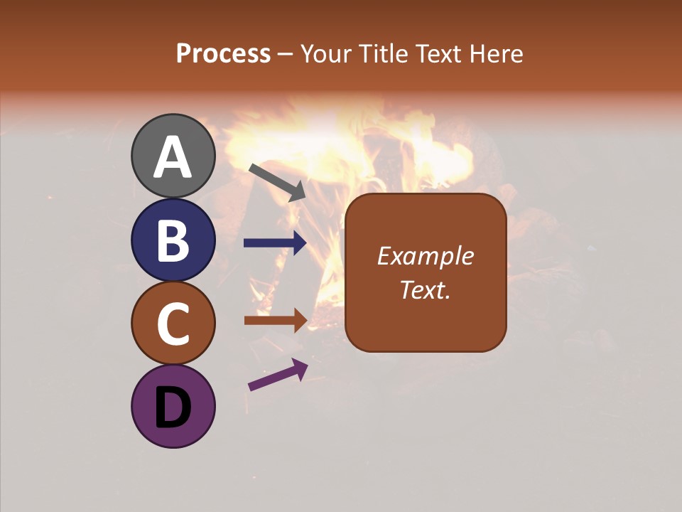 Heat Camp Pit PowerPoint Template