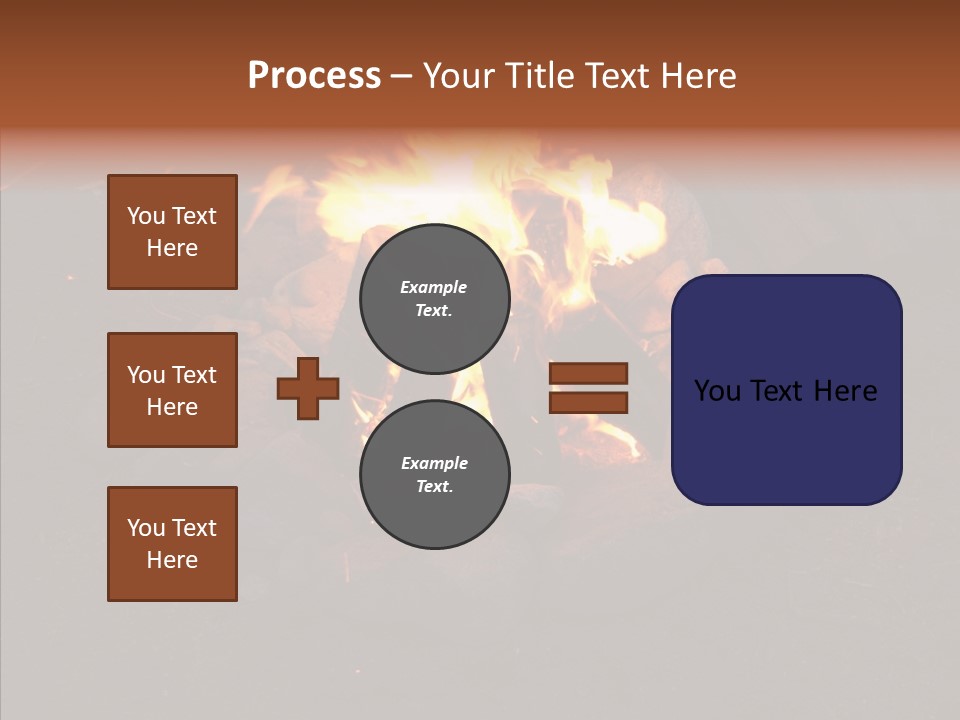 Heat Camp Pit PowerPoint Template
